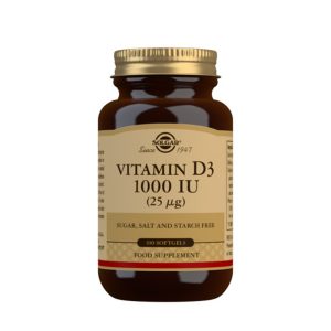 Vitamina D3 1000 UI, 100 Càps.